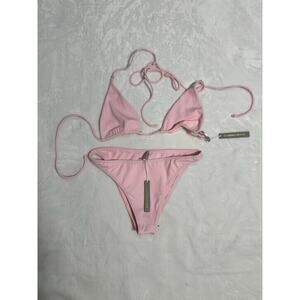 NWT Gooseberry String Bikini XS, pink